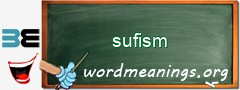 WordMeaning blackboard for sufism